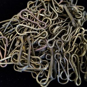 200 ANTIQUE BRASS Bail CLASP Pendant Connector